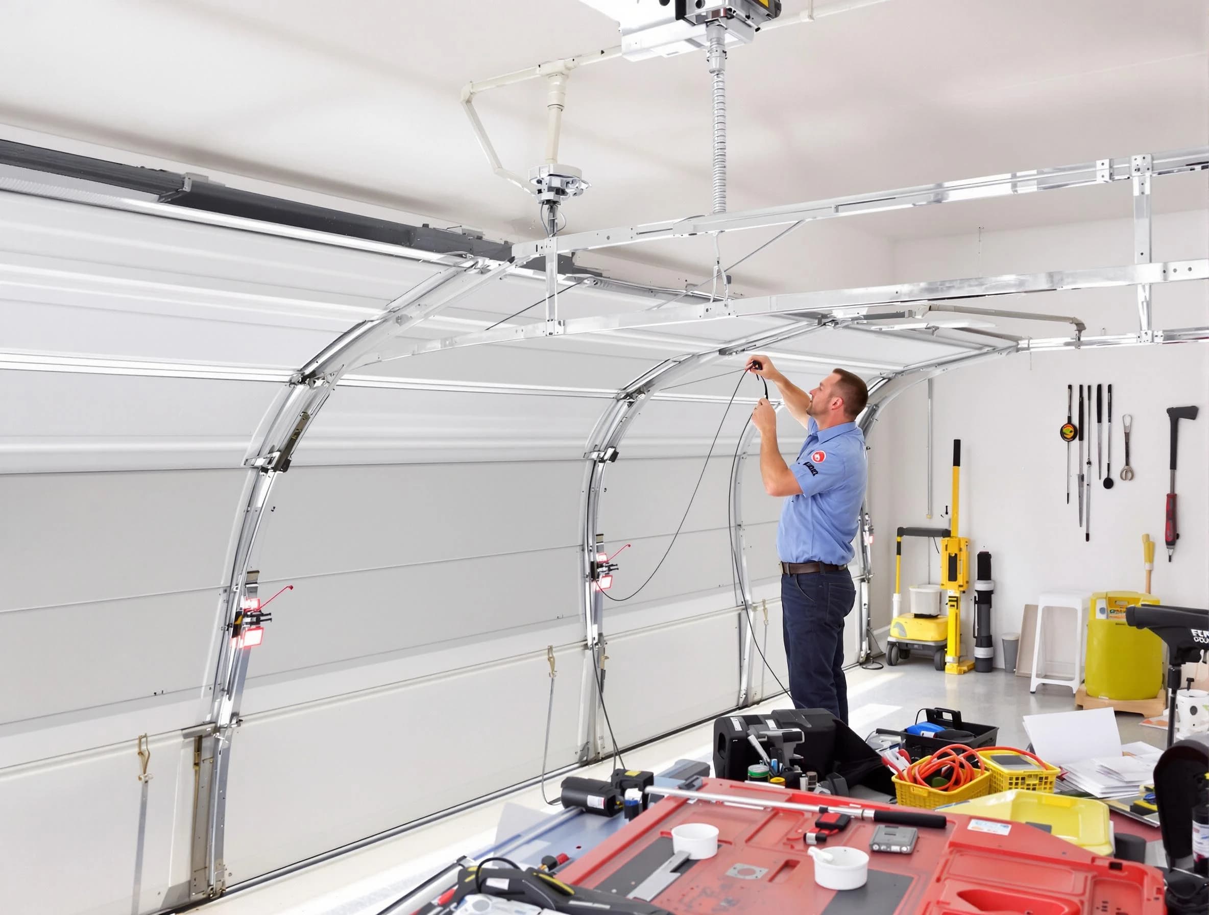 Garage door cable repair service by Berkley Garage Door Repair in Berkley