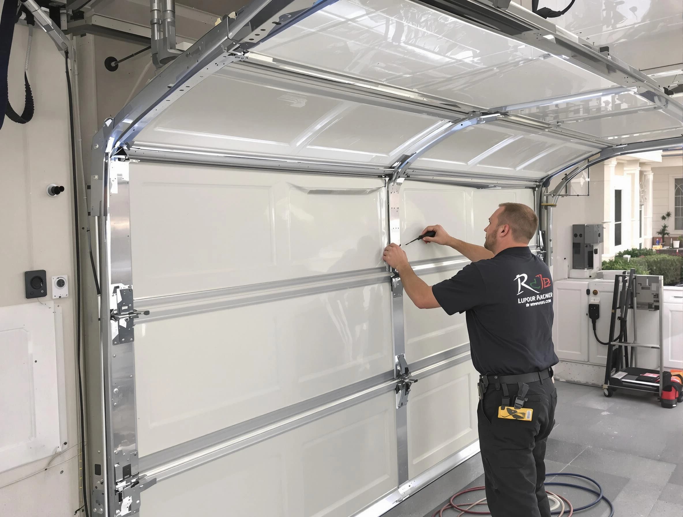 Berkley Garage Door Repair professional performing panel repair in Berkley