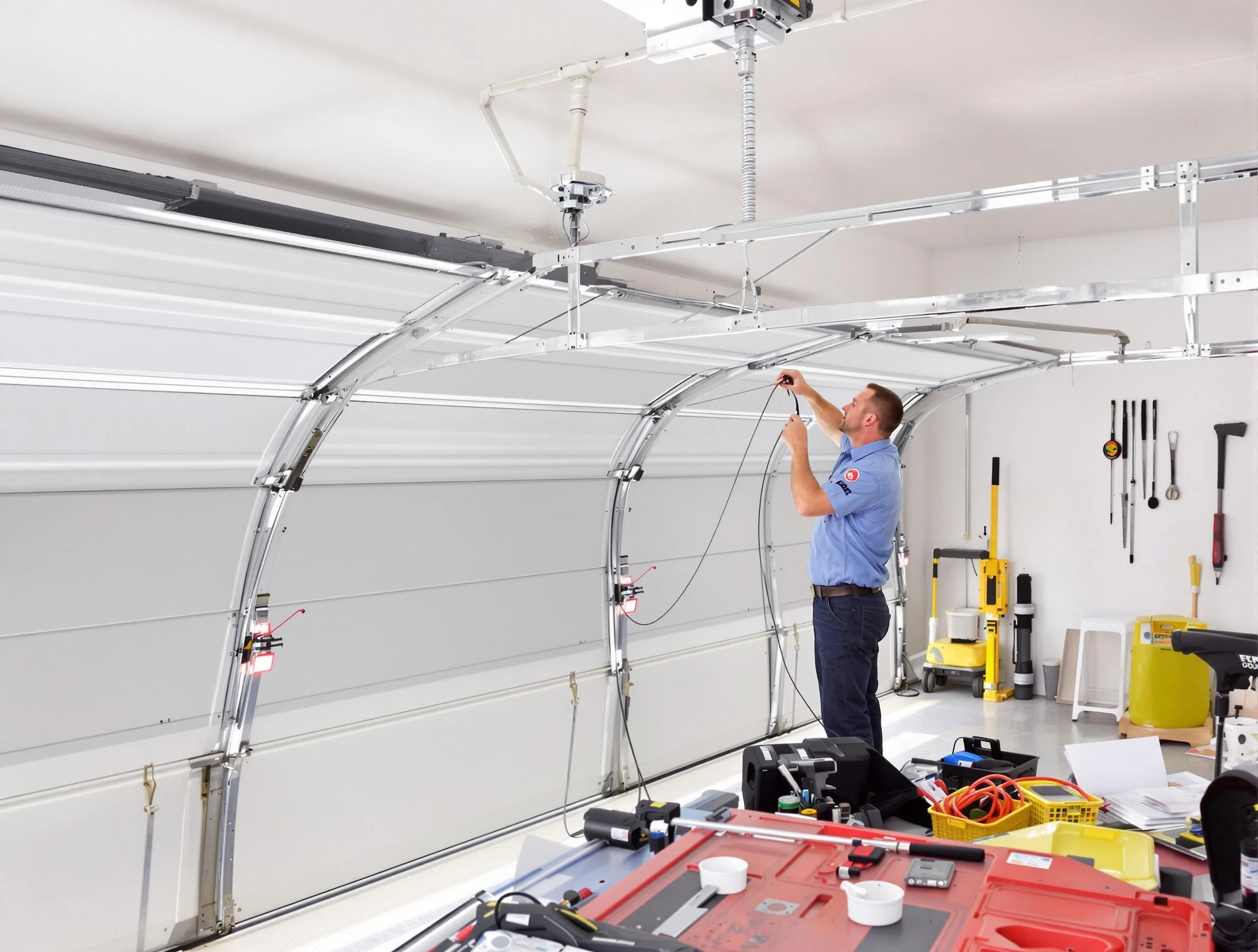 Garage door cable repair service by Berkley Garage Door Repair in Berkley