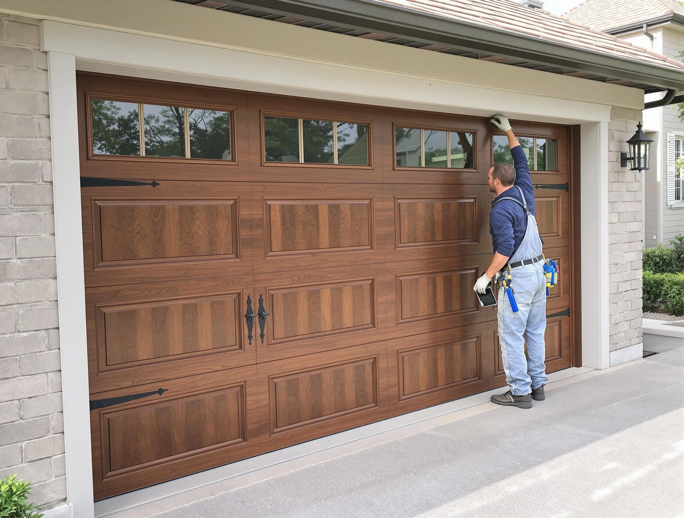 Custom garage door showcase by Berkley Garage Door Repair in Berkley