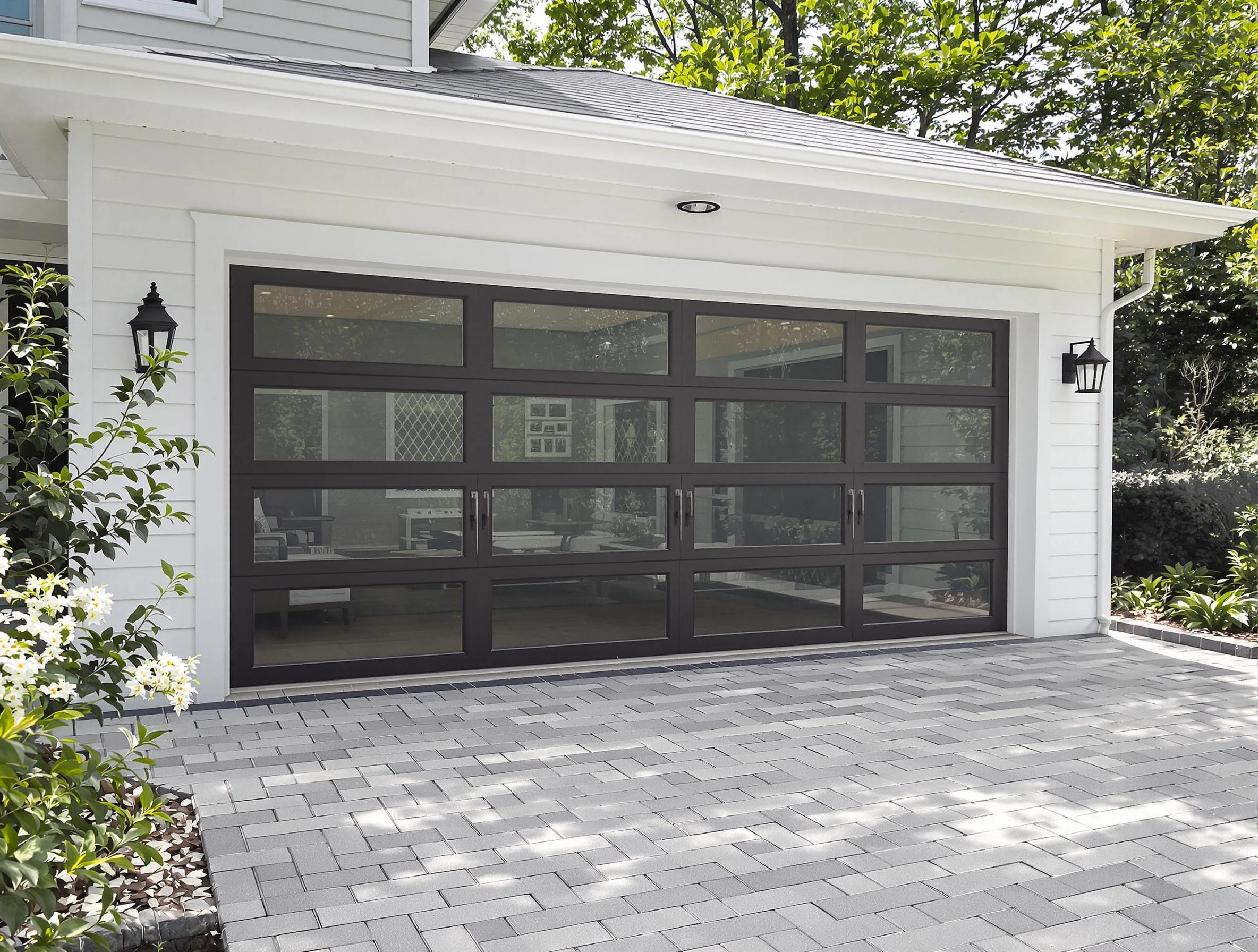 Berkley Garage Door Repair design specialist presenting custom garage door options to Berkley homeowner