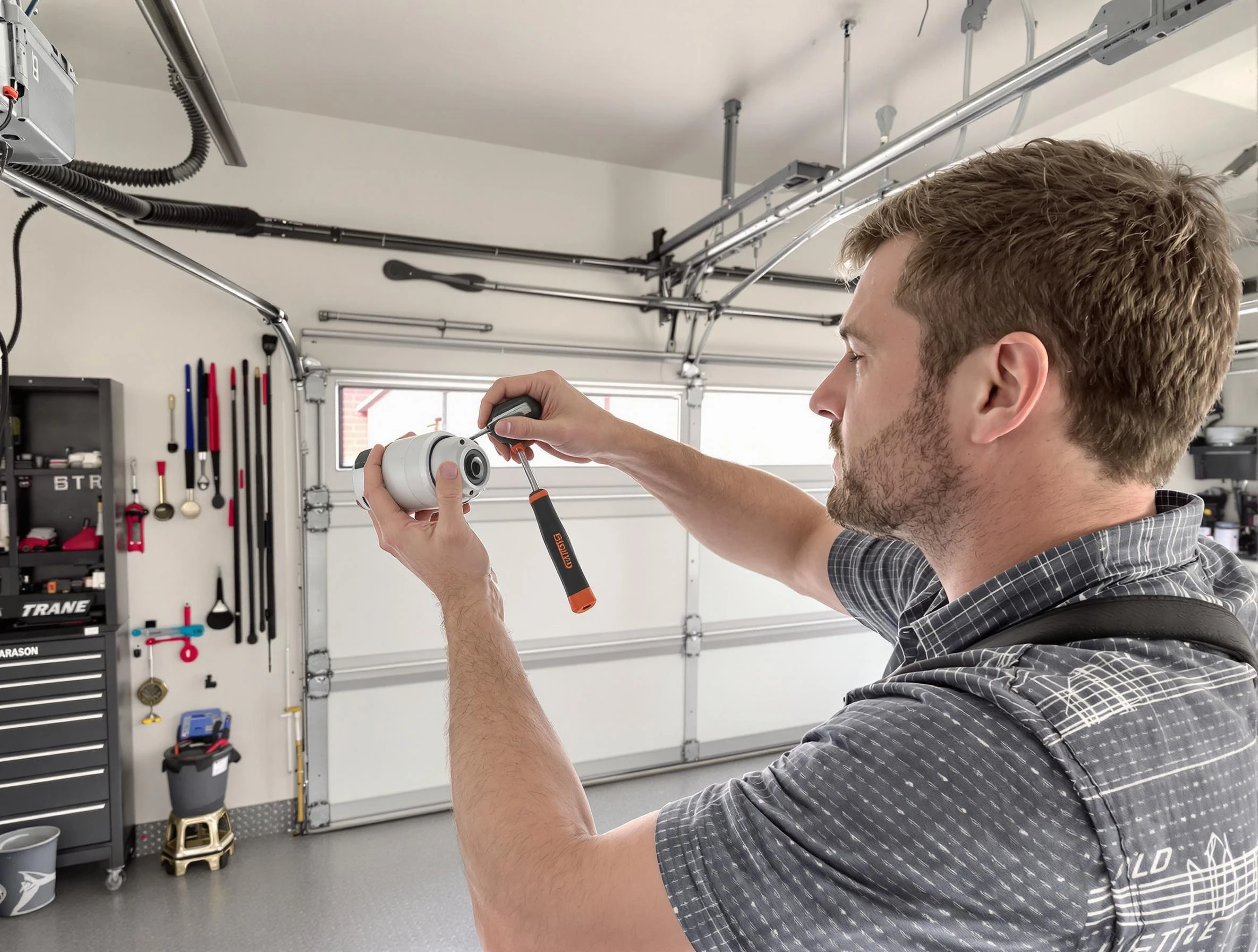 Garage door opener repair service by Berkley Garage Door Repair in Berkley